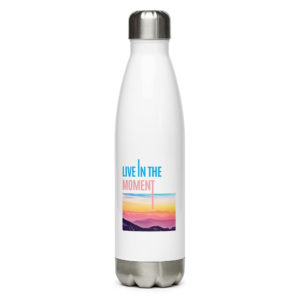 Live In the Moment Water Bottle
