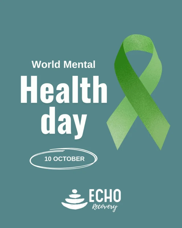 Today is World Mental Health Day.
A global reminder that mental health is just as important as physical health, and that no one should suffer in silence.  Whether you're navigating trauma, recovery, grief, or simply trying to get through the day, your experience is valid. You deserve support. You deserve peace. 💚  Let’s continue breaking the stigma and building a world where mental health care is a right - not a privilege.  💬 How are you caring for your mental health today?  #WorldMentalHealthDay #MentalHealthAwareness #BreakTheStigma #EchoRecovery