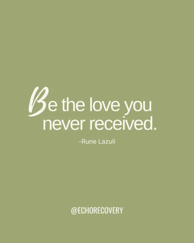 Healing isn’t always about what you get - it’s about what you give, even when you never got it yourself.  Be the love. Be the safety. Be the softness you needed.  That’s how cycles break.  #HealingJourney #InnerChildWork #RecoverySupport #EmotionalHealing